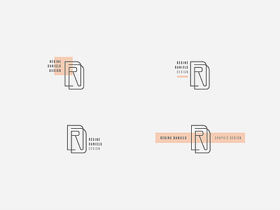 Personal Brand — Monogram Concept Cont'd brand branding design graphic design illustrator logo logo design monogram