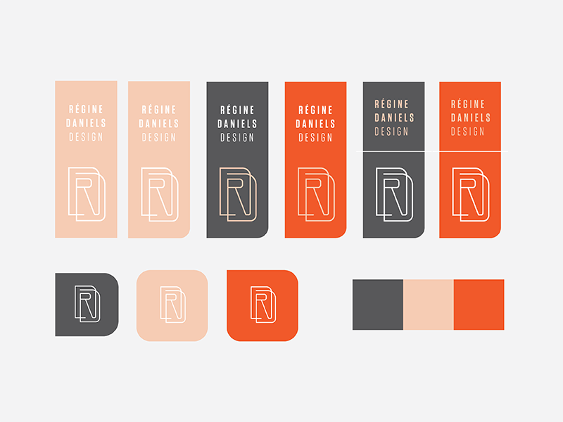 Personal Brand — Monogram Concept Cont'd monogram logo design logo vector illustrator graphic design design branding brand