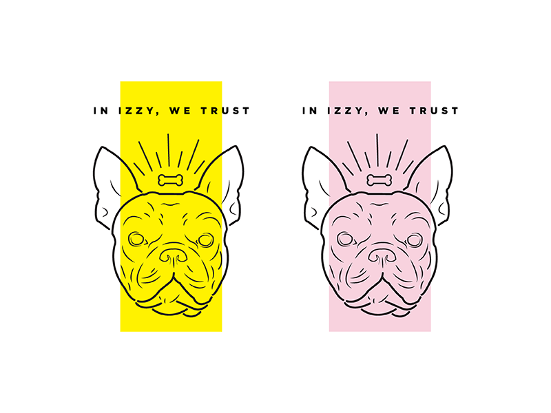 15Four — In Izzy, We Trust illustrator illustration concept mark branding logo design brand logo graphic designer designer graphic design design