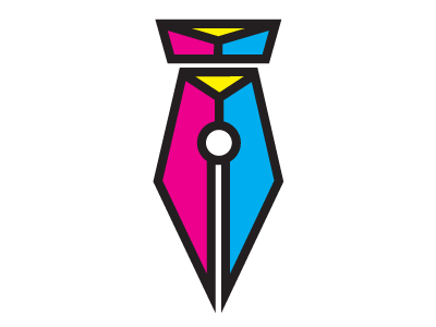 Pentool graphic design illustrator logo sticker vector
