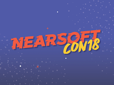 Nearsoft Con 2018 - Logo conference logo tech logo vector