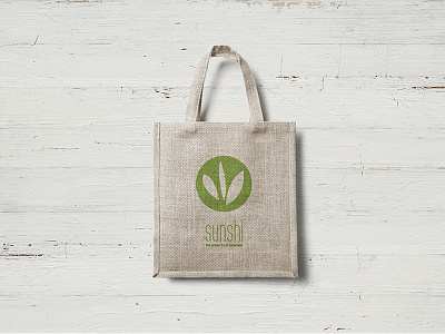 SunShi - Bag bag branding fast food food green logo packaging stationery takeaway
