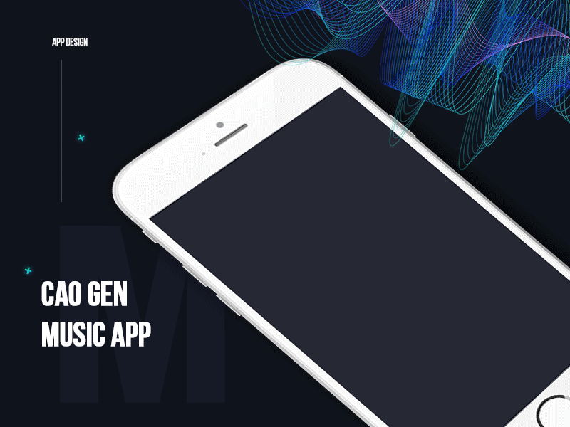 Original Music APP animation app gif interaction interface music ui ux