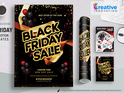 Black Friday Product Promotion Flyer