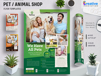 Pet Shop Flyer Template