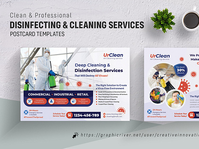 Disinfecting and Cleaning Services Postcard