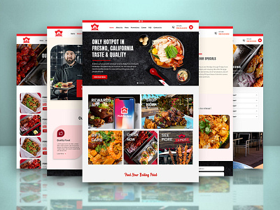 J-Pot Website Design food web design food web site uxui web design
