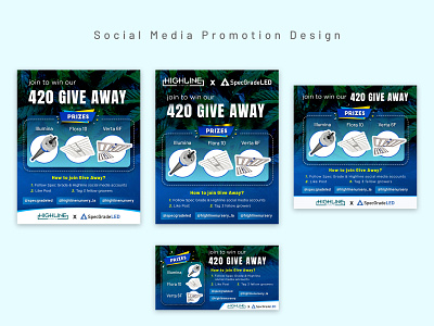 Social Media Promotion Design facebook ad give away social media ad