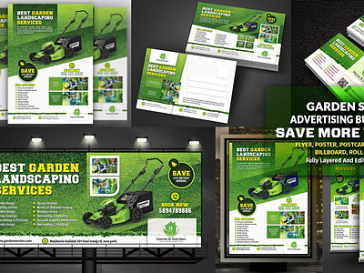 Garden Landscape Advertising Bundle