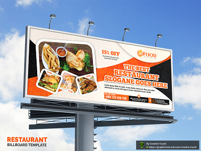 Restaurant Billboard Template