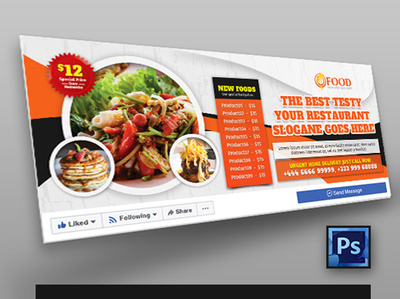 Restaurant Facebook Cover By Creative Touch On Dribbble