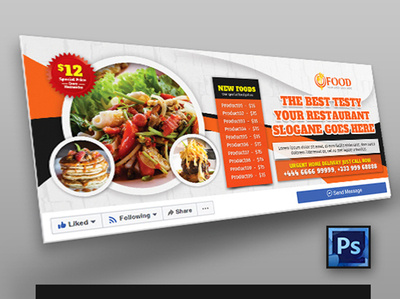 Restaurant Facebook Cover banners blog cover cover facebook cover facebook covers fb banner fb cover food facebook modern covers restaurant ad restaurant cover social media web web banner