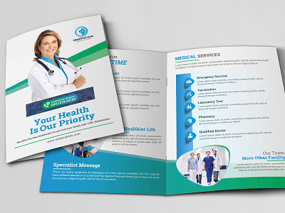Medical Health Care Bi Fold Brochure