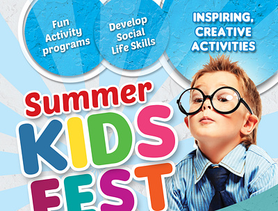 Kids Summer Camp Instagram Banner activity ad banner ads banners boy camp child class college corporate cover education facebook fb ads fun future holiday junior