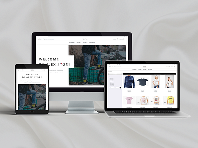 Ecommerce for Alex adobe xd design ecommerce fashion shop ui ux web