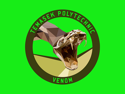 Venom Military Badge branding illustration logo vector