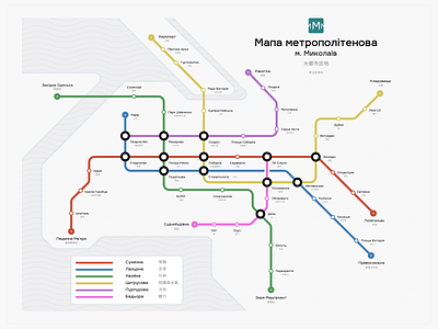 Mykolayiv Subway Map