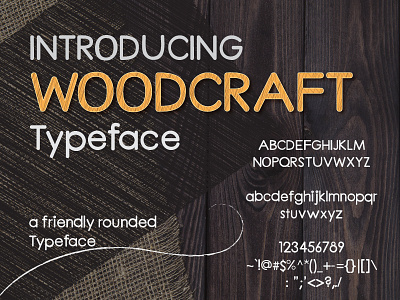 WoodCraft Typeface