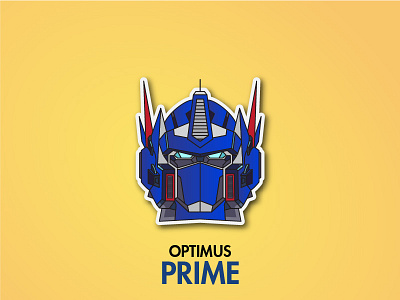 OPTIMUS PRIME character comic flatdesign illustration optimusprime series transformer