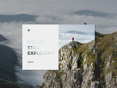 Travel Photographer concept graphicbunnies graphicdesign landingpage ui ux web website