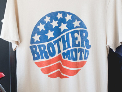 Brother Moto Kelso Tee 70s america motorcycle t shirt tee