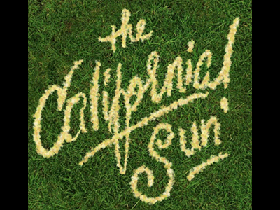 A quick experiment (gif) california flowers gif stephen catapano sun typography