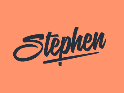 Hmmmm custom logo stephen stephen catapano typography