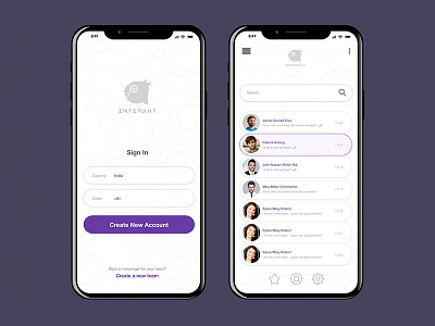 Chat Mobile App Design