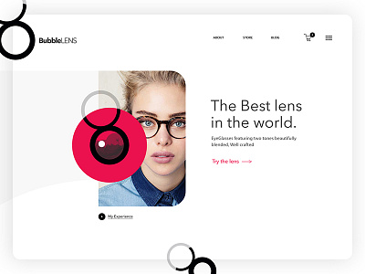 BubbleLens ecommerce website