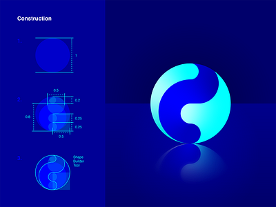 Blue Marble 2019 blue blue marble concept icon icon design marble simple vector vector illustration