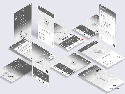 Kulio — Kids Tracker App app gps map mobile mobile app mobile ux settings tracker tracker app ux ux design wireframes