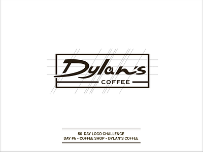 50 day logo challenge - day 6 - Dylan's Coffee