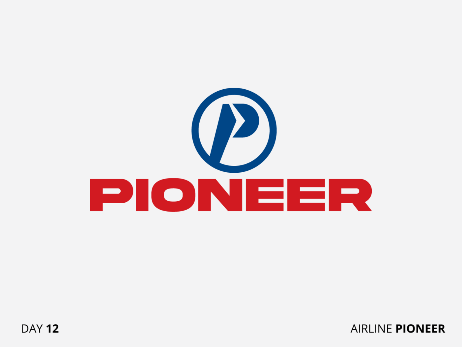 Pioneer Logo With neon Lights | Stock Video | Pond5