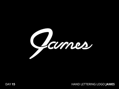 Handlettering - James