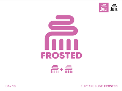 FROSTED - Cupcake logo