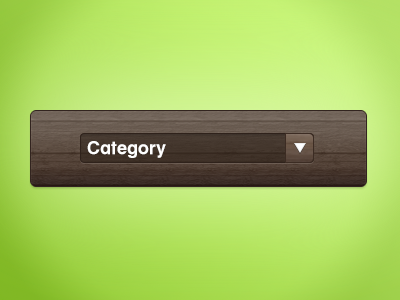 Dropdown category dropdown web design