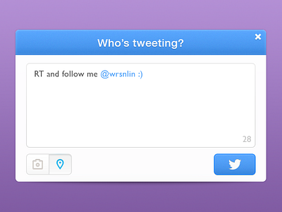 Twitter interface tweet twitter ui