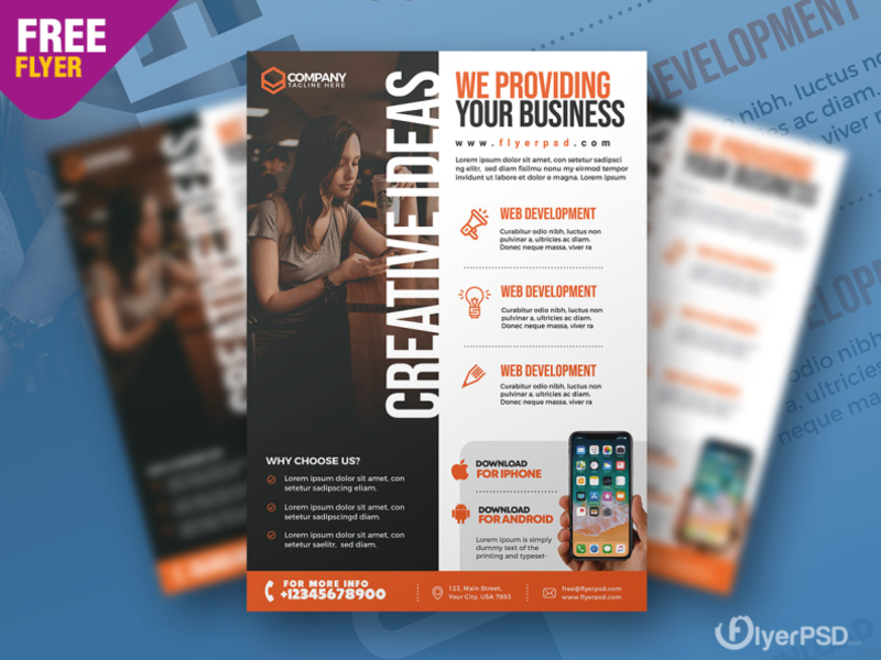 Business Advertising Flyer Design PSD by Flyer PSD on Dribbble