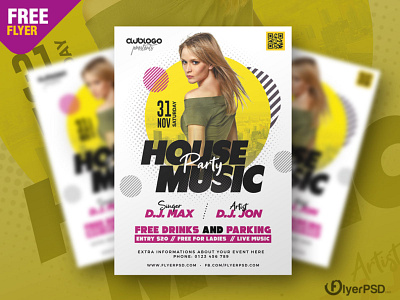 Night Club Party Flyer Psd Template By Flyer Psd On Dribbble Night Club Party Flyer Psd Template By Flyer Psd On Dribbble