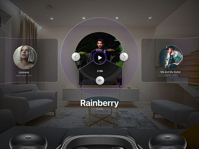 Mixed Reality | Music Player UI