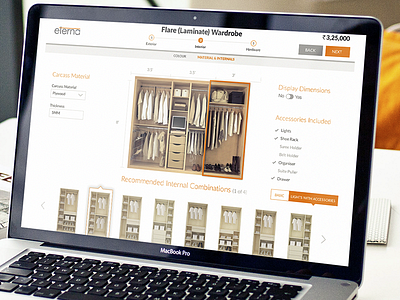 Eterna - Customize your wardrobe wardrobe customization web app