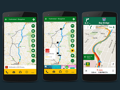 Travel Companion App | Map Interaction android map interaction material mobile ux travel companion app