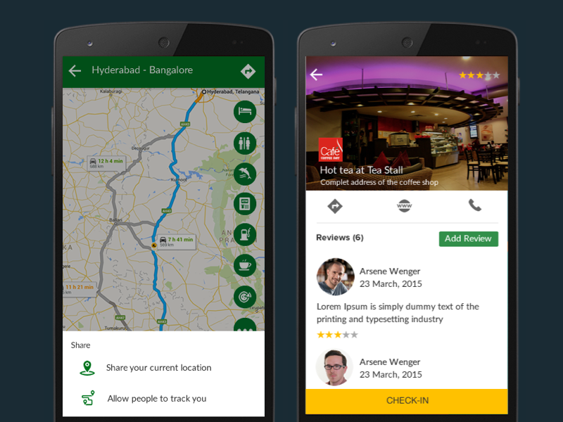Travel Companion App Share & Review Experience by f1studioz on Dribbble