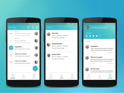 Caretaker App for Elders on Android