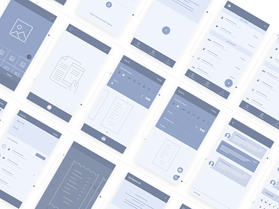 Mobile Wireframes android experience expense management tool mobile ux mobile wireframes
