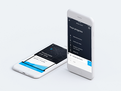 Mobile Banking Concept mobile banking mobile ux progress bar experience step navigation