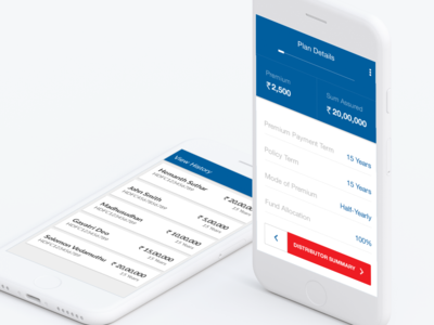 HDFC Insurance Agent Mobile Experience banking experience fintech insurance material design mobileux