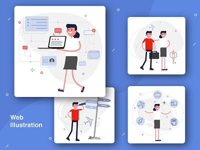 Web illustrations illustration design illustrations web ux