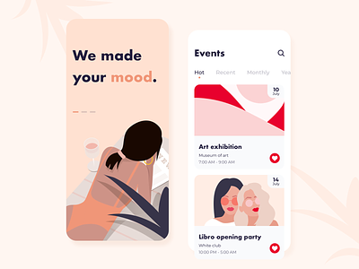 Event manager - Mobile app concept