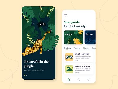 Travel assistant - Mobile app concept